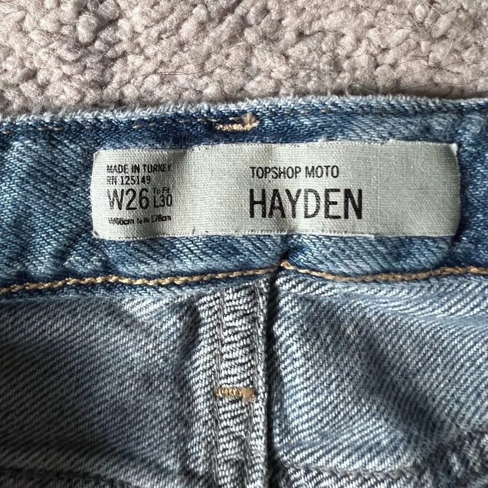 Topshop Moto Hayden Distressed Boyfriend Cut Jeans - Size 26 - Picture 5 of 6